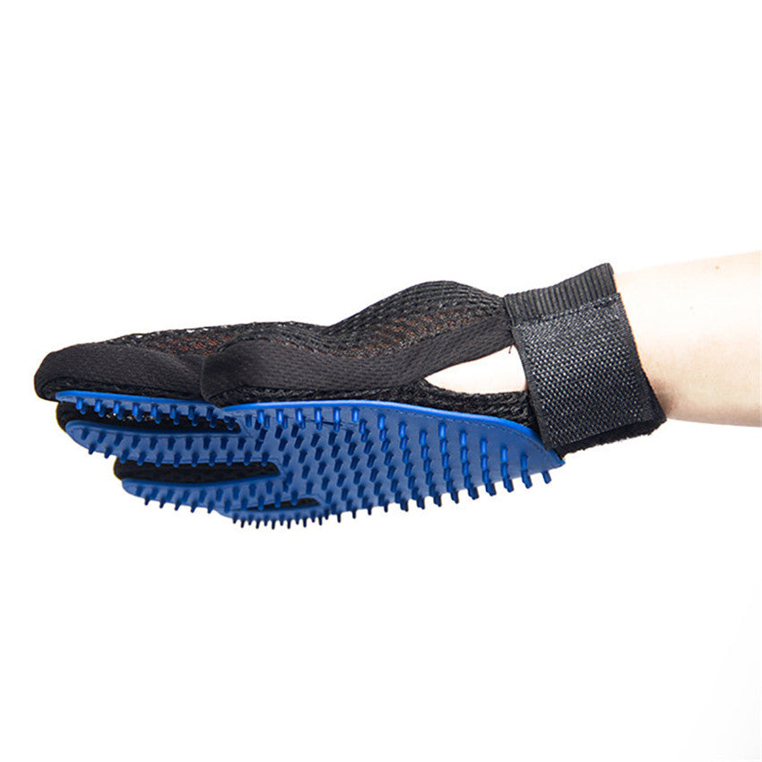 Glove for removing hair, pet hair