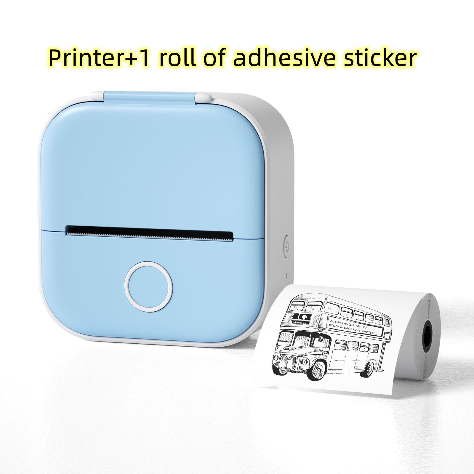 Portable Mini Thermal Label Printer Home Photo Printer Student Wrong Question Printer Bluetooth Compatible Mini Label Printer Price Tag