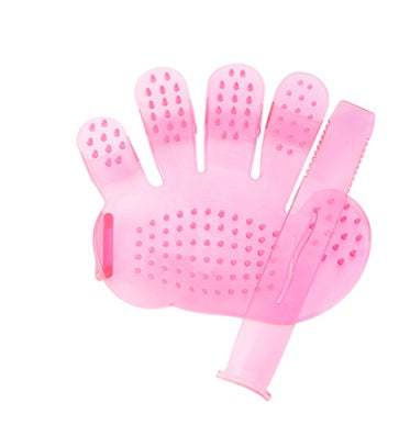 Glove for removing hair, pet hair