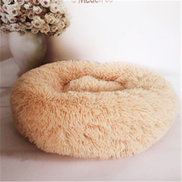 Round Long Hairy Autumn Winter Pet Nest Mattress