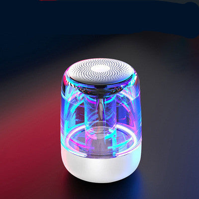 Portable Bluetooth Speaker Wireless Powerful Bass Radio with Variable Color LED Light