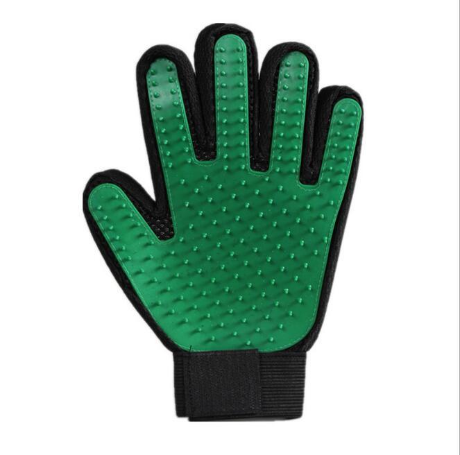 Glove for removing hair, pet hair