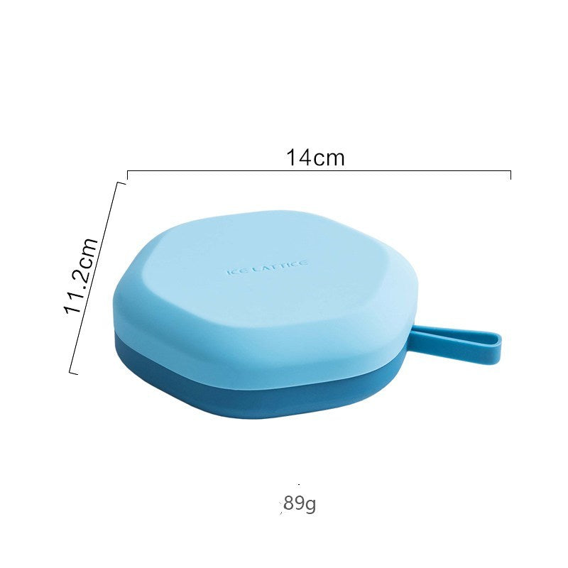 DIY Silicone 12 Hollow Hexagon 3D Ice Mold