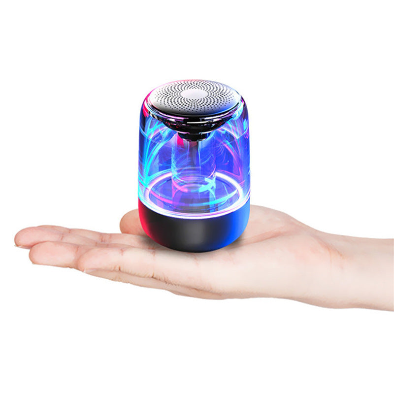 Portable Bluetooth Speaker Wireless Powerful Bass Radio with Variable Color LED Light