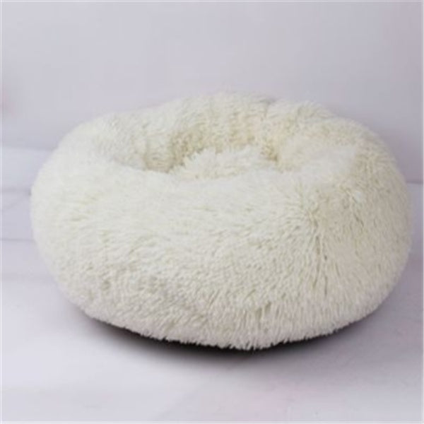 Round Long Hairy Autumn Winter Pet Nest Mattress