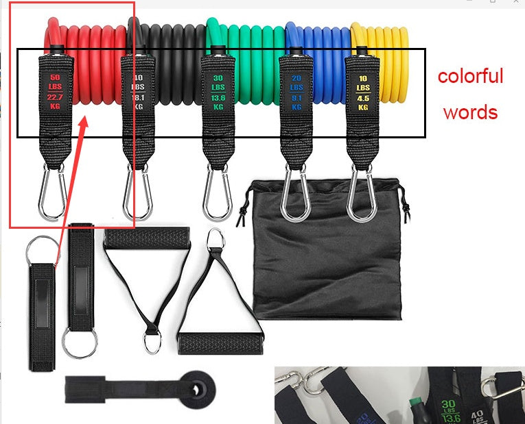 Fitness Rally Elastic Rope Resistance Band for womens