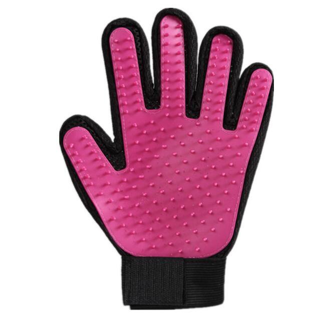 Glove for removing hair, pet hair