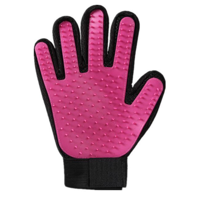 Glove for removing hair, pet hair