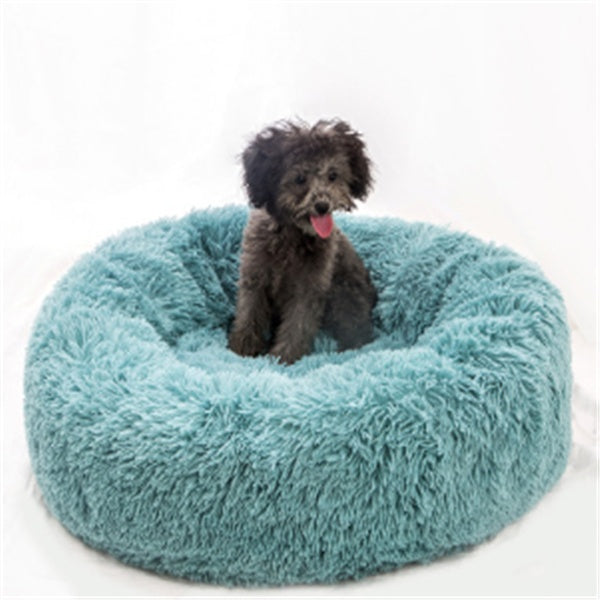 Round Long Hairy Autumn Winter Pet Nest Mattress