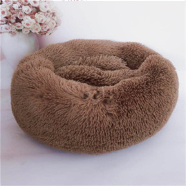 Round Long Hairy Autumn Winter Pet Nest Mattress