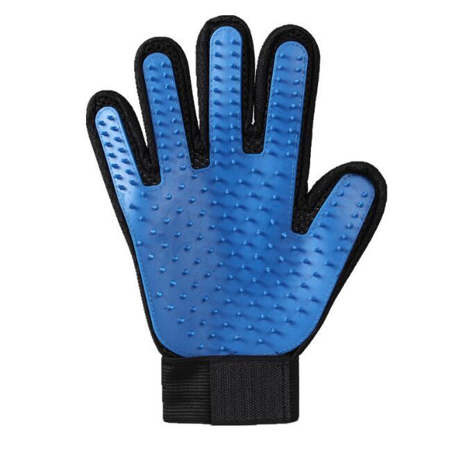 Glove for removing hair, pet hair