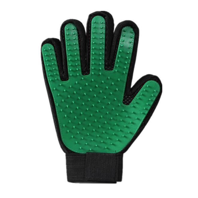 Glove for removing hair, pet hair