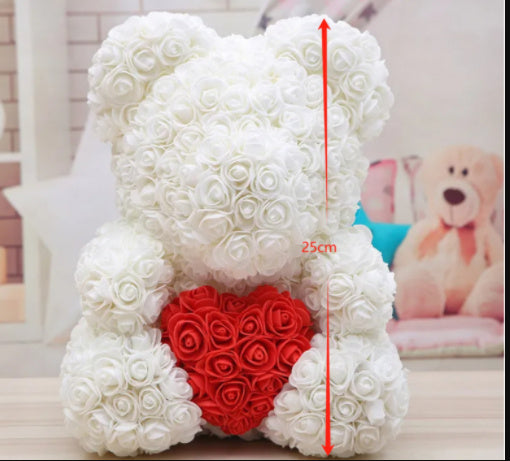 A bear for Valentine's Day, for New Year, for Christmas, a gift from roses for a dear person