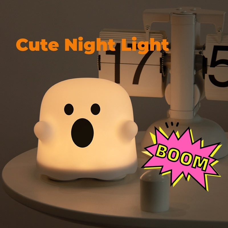 Silicone Night Light Touch Sensor Led Lamp for Bedroom Living Room Decorations Children's Birthday Gift Halloween Decorations