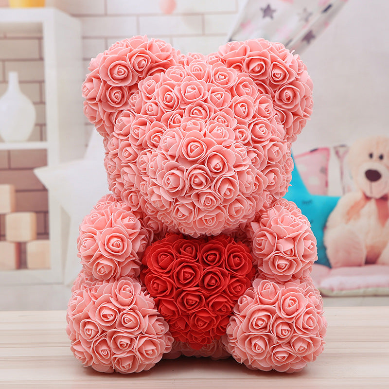 A bear for Valentine's Day, for New Year, for Christmas, a gift from roses for a dear person