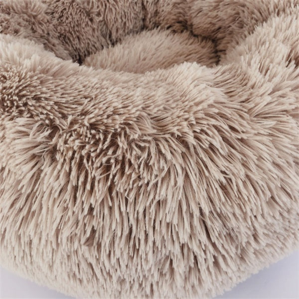 Round Long Hairy Autumn Winter Pet Nest Mattress