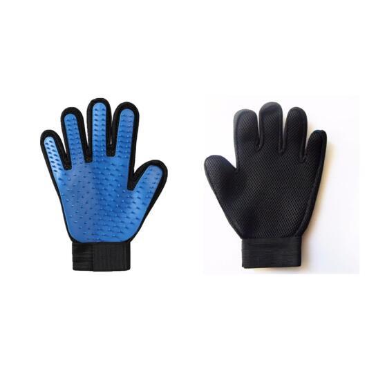 Glove for removing hair, pet hair