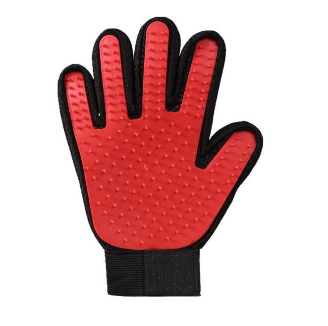 Glove for removing hair, pet hair