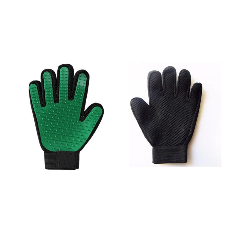 Glove for removing hair, pet hair