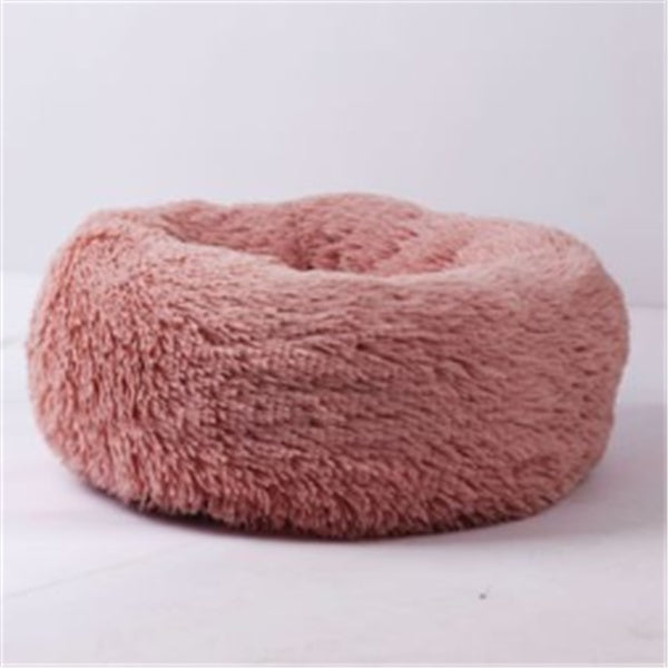 Round Long Hairy Autumn Winter Pet Nest Mattress