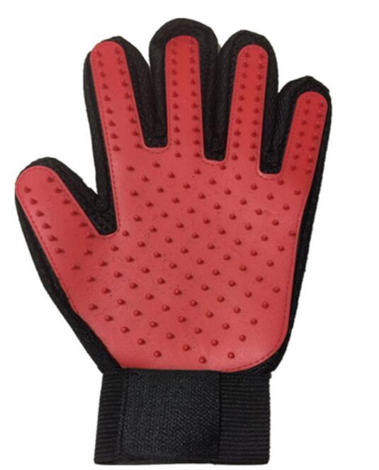 Glove for removing hair, pet hair