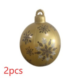 Christmas PVC Ball 24in Inflatable Decoration Ball Giant Large PVC Balls Garden Decorations