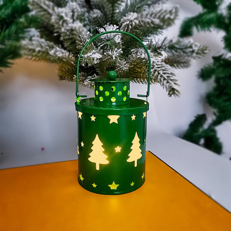 Christmas candles, LED small lanterns, wind lanterns, electronic candles, creative holiday decorations