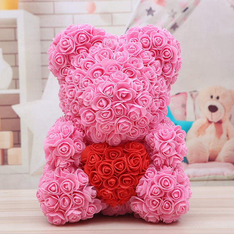 A bear for Valentine's Day, for New Year, for Christmas, a gift from roses for a dear person