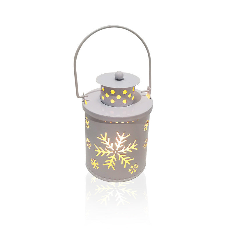 Christmas candles, LED small lanterns, wind lanterns, electronic candles, creative holiday decorations