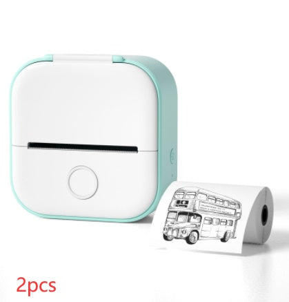 Portable Mini Thermal Label Printer Home Photo Printer Student Wrong Question Printer Bluetooth Compatible Mini Label Printer Price Tag