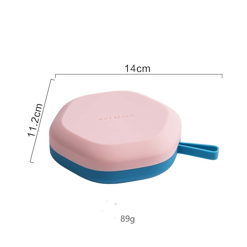 DIY Silicone 12 Hollow Hexagon 3D Ice Mold