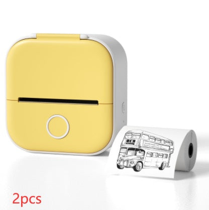 Portable Mini Thermal Label Printer Home Photo Printer Student Wrong Question Printer Bluetooth Compatible Mini Label Printer Price Tag