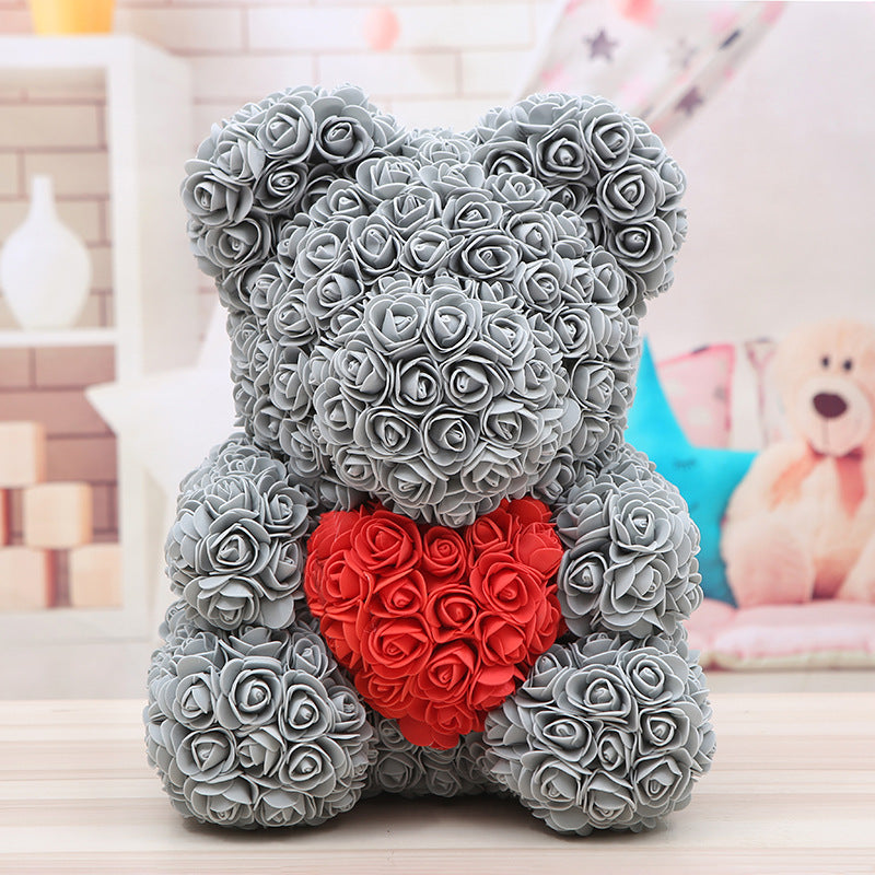 A bear for Valentine's Day, for New Year, for Christmas, a gift from roses for a dear person