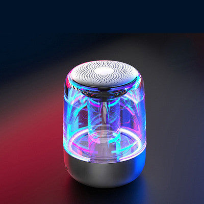 Portable Bluetooth Speaker Wireless Powerful Bass Radio with Variable Color LED Light