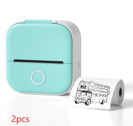 Portable Mini Thermal Label Printer Home Photo Printer Student Wrong Question Printer Bluetooth Compatible Mini Label Printer Price Tag