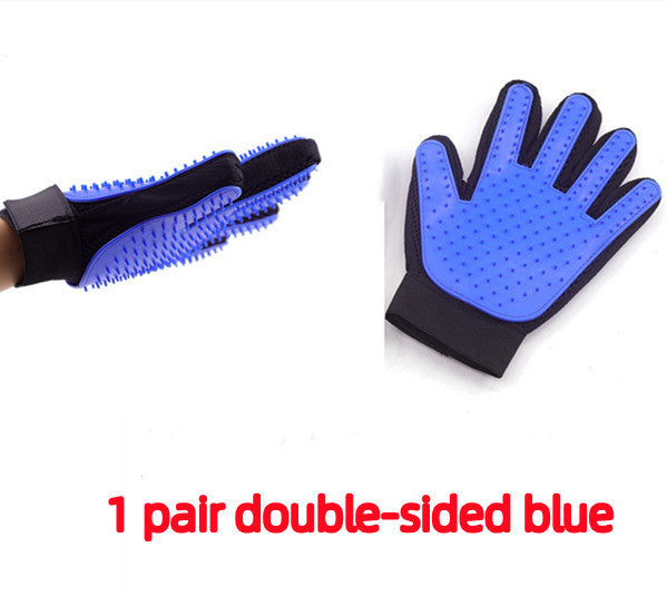 Glove for removing hair, pet hair