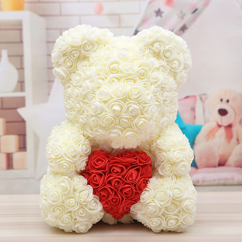 A bear for Valentine's Day, for New Year, for Christmas, a gift from roses for a dear person