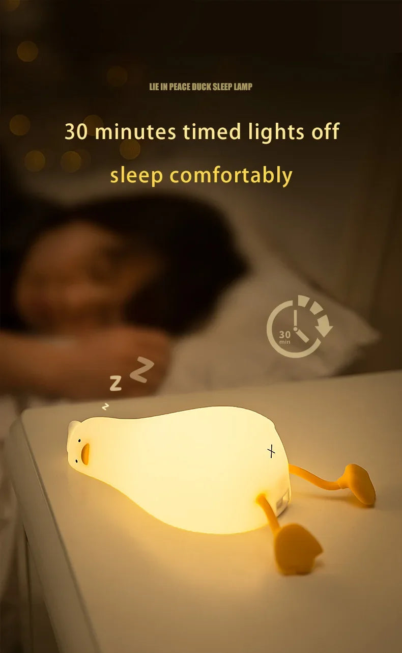 Lying Flat Duck Sleep Lamp