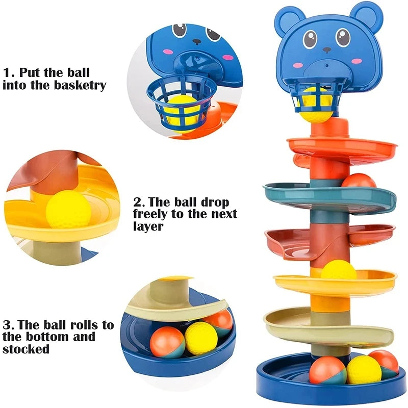 Educational tower puzzle toy for children