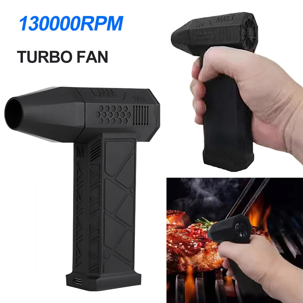 Powerful Blower Mini Turbo Jet Fan, High Speed Turbo Fan PC Cleaning Tool