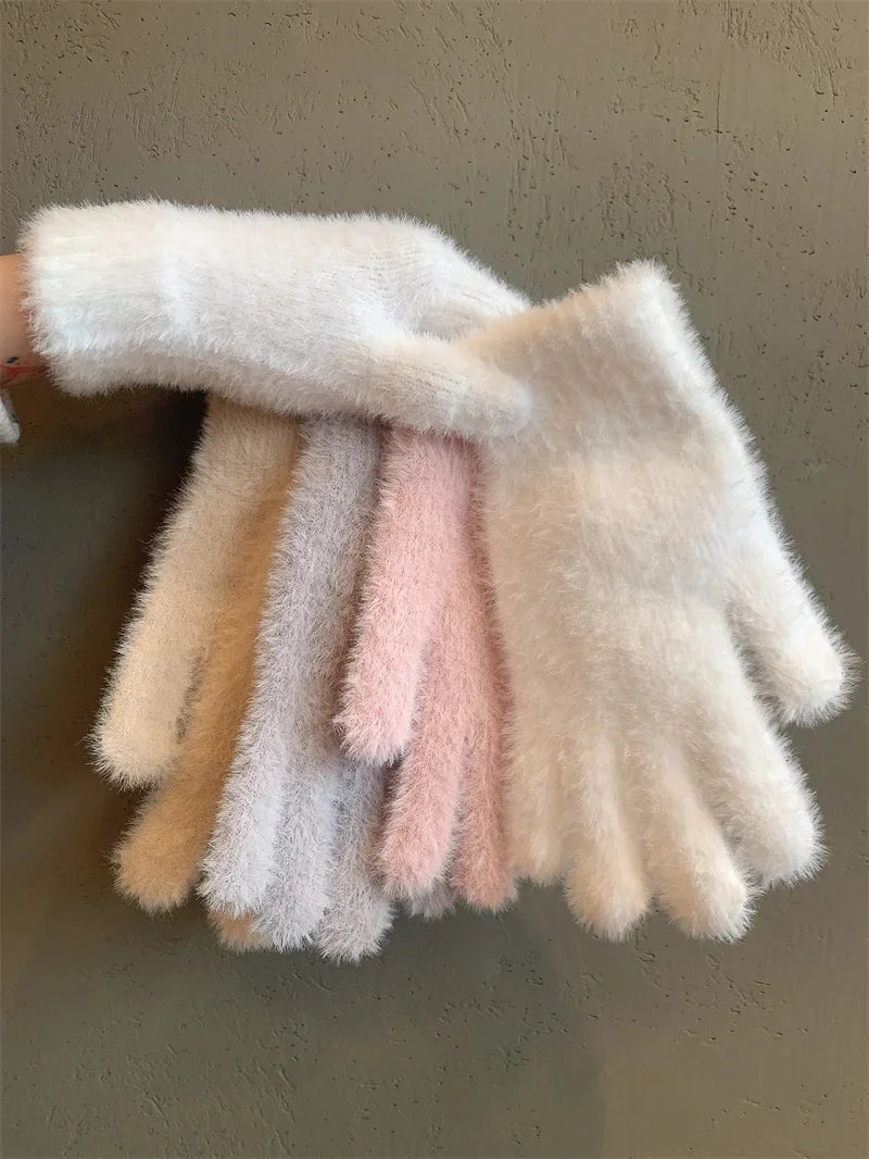 Plush Warm Frost-resistant Gloves