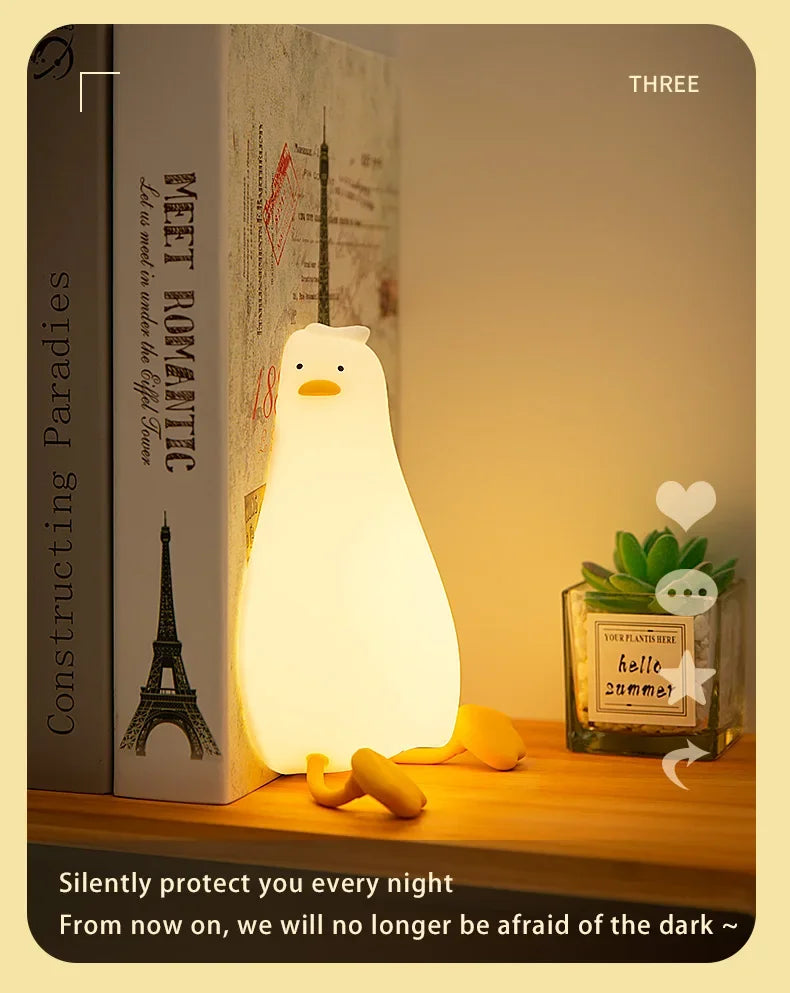 Lying Flat Duck Sleep Lamp