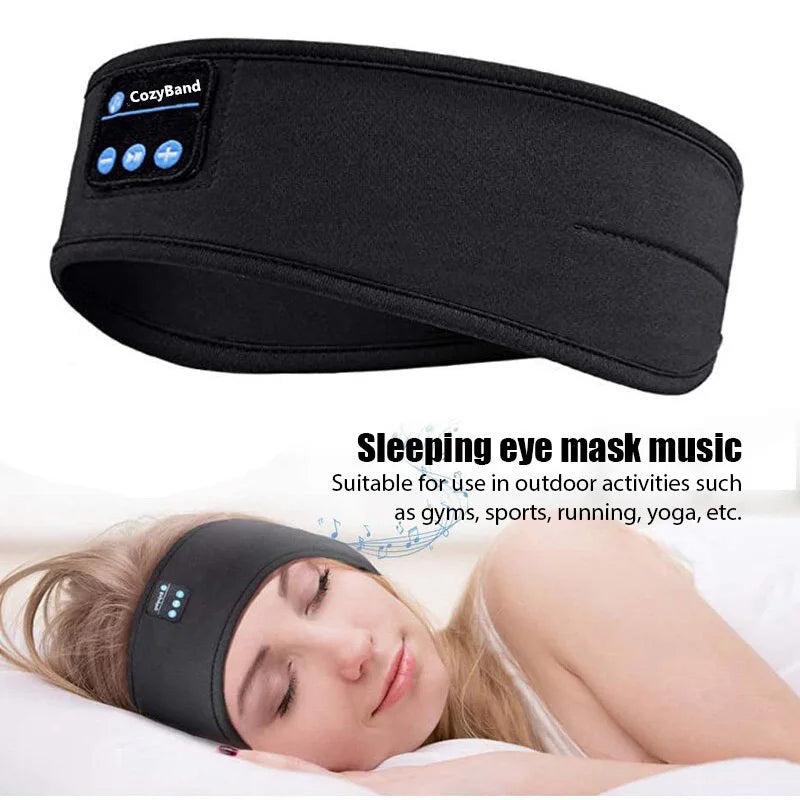 2024 Bluetooth Headphones Sports Elastic Headband for Sleeping