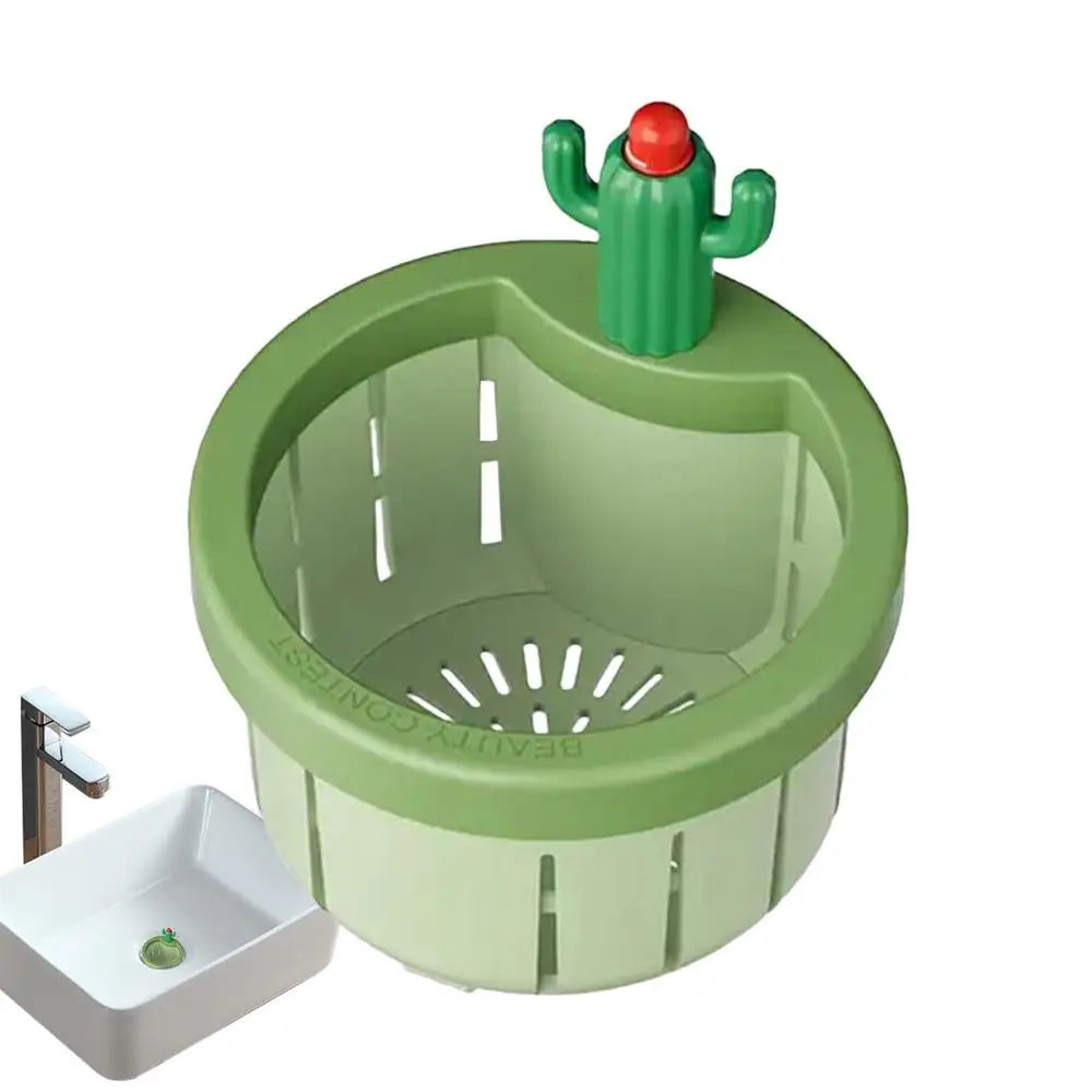 Cute cactus kitchen sink drain filter