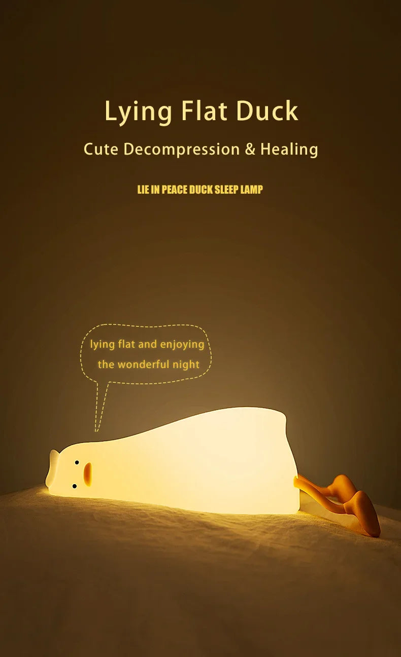 Lying Flat Duck Sleep Lamp