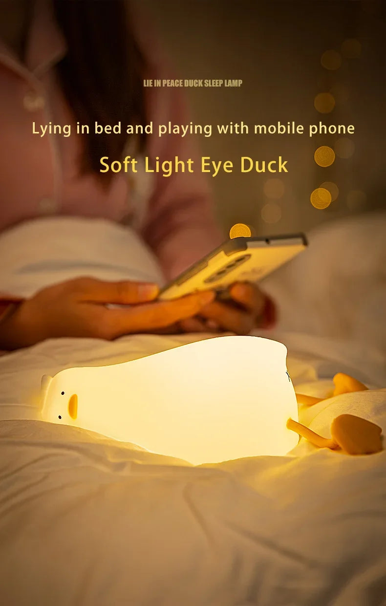 Lying Flat Duck Sleep Lamp