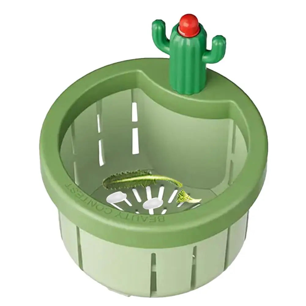 Cute cactus kitchen sink drain filter