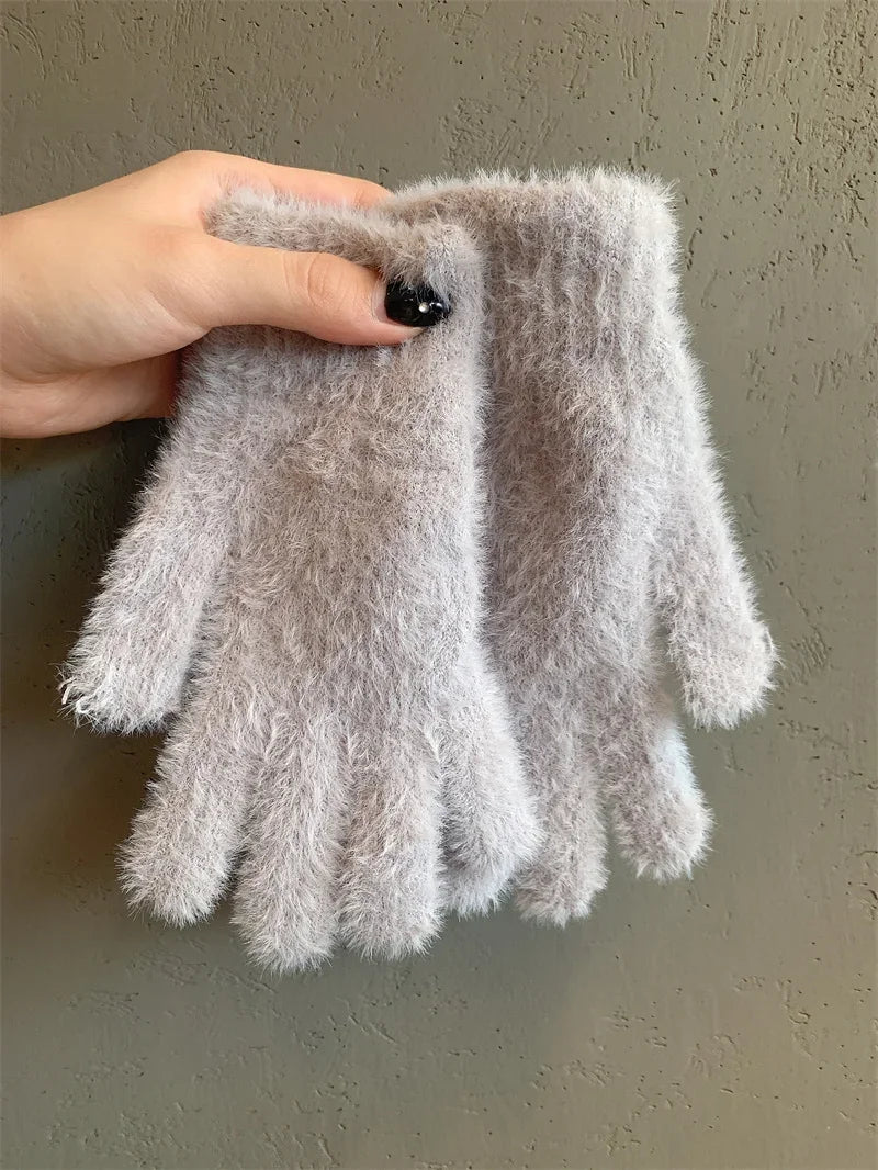 Plush Warm Frost-resistant Gloves