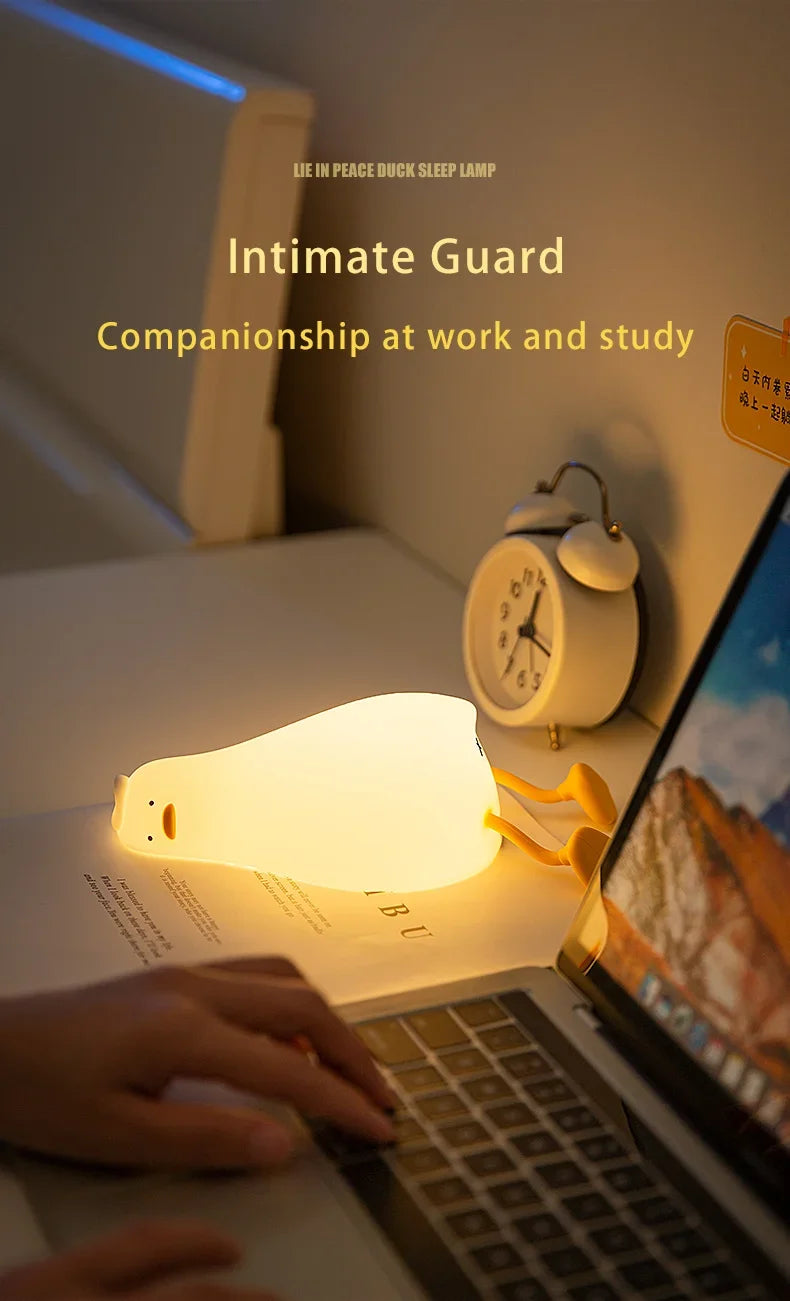 Lying Flat Duck Sleep Lamp