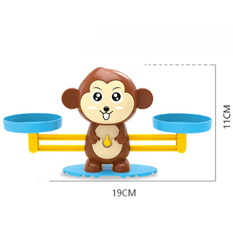 Monkey Balance Math Toy Montessori Learning Scales